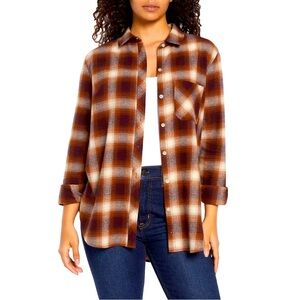 GAP WOMEN’S RELAXED FIT FLANNEL